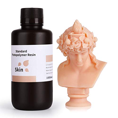 Image of ELEGOO ABS-Like 3D Rapid Resin LCD UV-Curing Resin 405nm Standard Photopolymer Resin for LCD 3D Printing 1000 Grm (Skin)