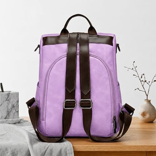 Image of VISMIINTREND Backpack Bags for Women | Rakhi Gift for Sister | Vegan Leather Laptop Bag for Women Office, Backpack for College, Daily Travel Bagpack - Rakshabandhan Gift For Sister