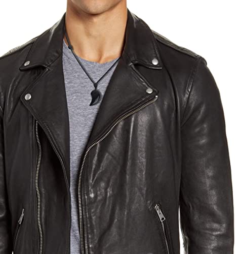 Amorwing Adjustable Unisex Japanese Three Sacred Treasures Magatama Obsidian Pendant #TOP3