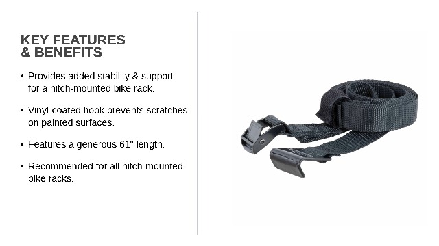 Amazon.com: CURT 18050 61-Inch Bike Rack Support Strap : Sports