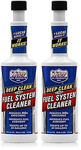 Lucas Oil 10512-12PK Deep Clean Fuel System Cleaner - 16 oz., (Case of 12)