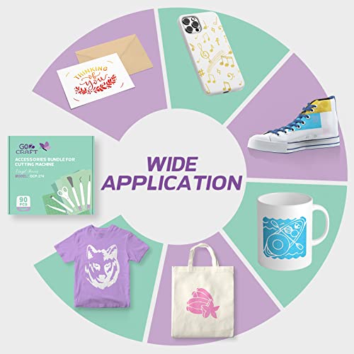 GO2CRAFT All-in-One Accessories Bundle, 90Pcs Ultimate Tools and Vinyl by GO2CRAFT - Image 3