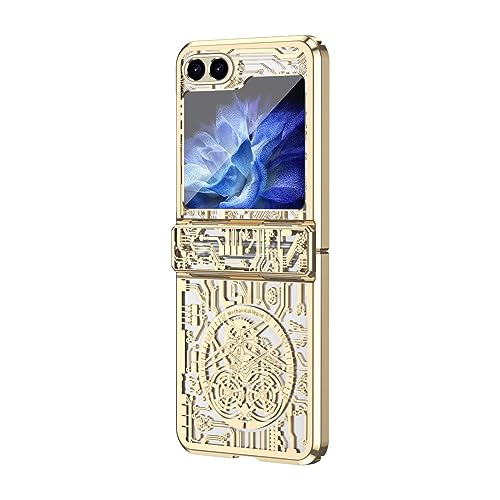 Coque Galaxy Z Flip 6 or rigide et chic avec protection charnière