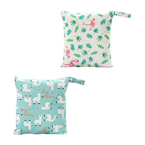 BESTonZON Cloth Diaper Organizing Pouch Diaper Bag Organizer Pouches Breathable Material