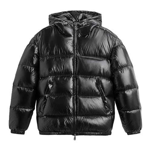 Doudoune d'hiver homme isolation thermique maximale veste épaisse zippée anti-vent