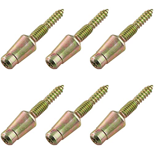 Jianling 6Pcs Door Hinges Security Screws Tamper Proof Screws Color Zinc Metal Door Hinge Security Pins #TOP15