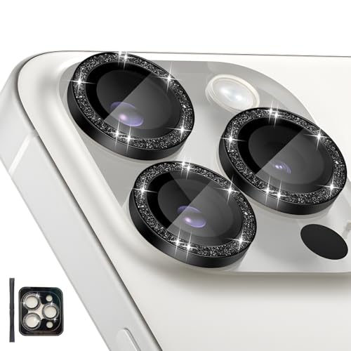 Protecteur d'objectif iPhone 15 Pro pour éviter les rayures de clés, verre trempé individuel