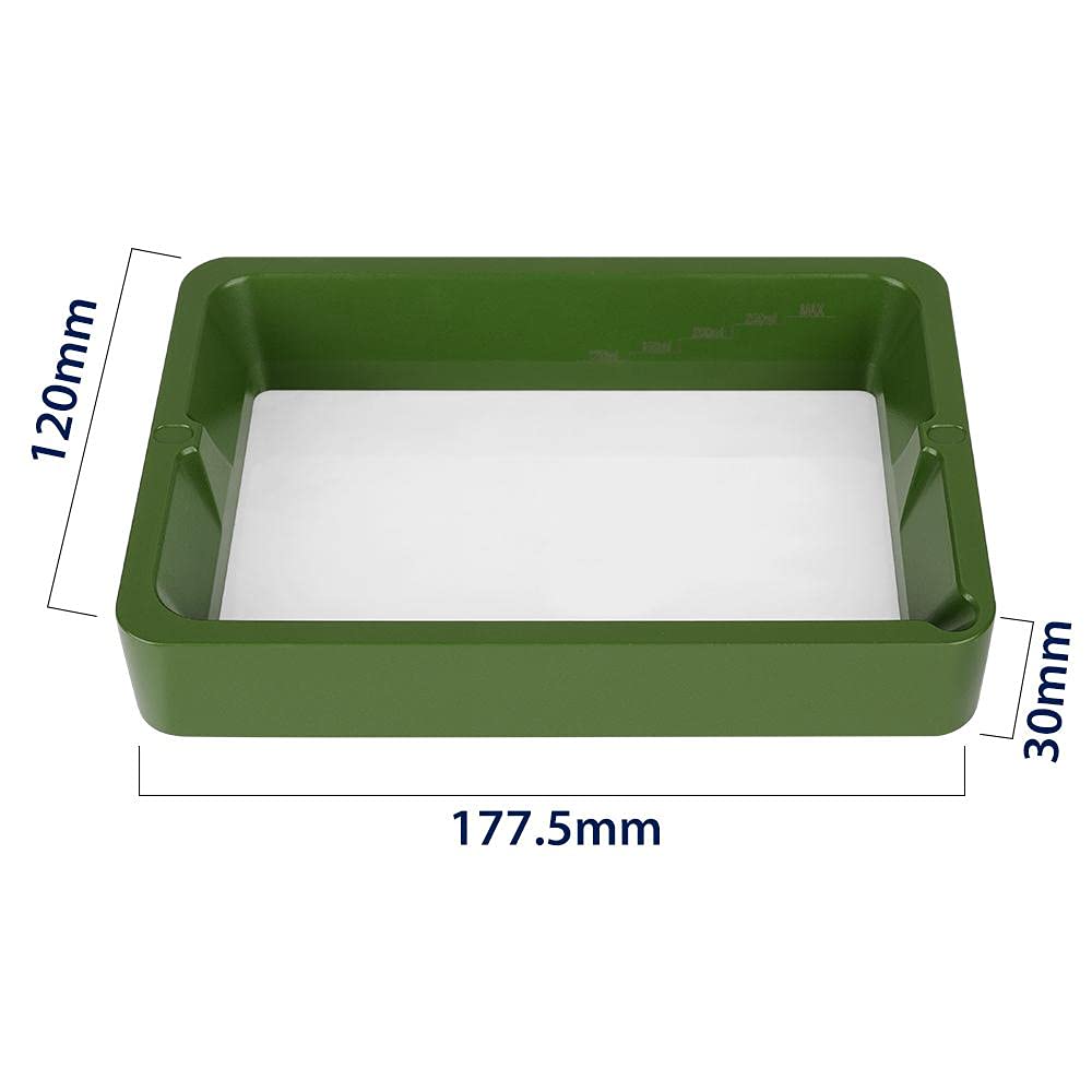 parti della stampante Set di vasche in resina Serbatoio in resina in alluminio pressofuso con superficie in PTFE con pellicola in FEP e coperture per parti di riparazione Anycubic Photon/S e Elegoo Ma