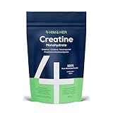 Creatina Monoidrato in Polvere 500g – Creatina Micronizzata 200 Mesh Pura al 99,9% per Prestazioni Fisiche e Forza – 147 Dosi, Senza Gusto e Vegana – 4 HIM & HER