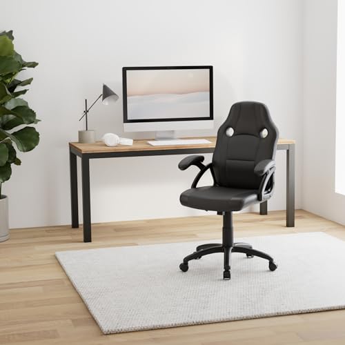 Chaise gaming ergonomique cuir, rotation 360° TecTake