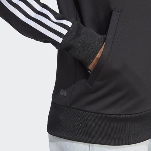 adidas Blusa feminina Adicolor Classics Superstar Track Top, Preto, M