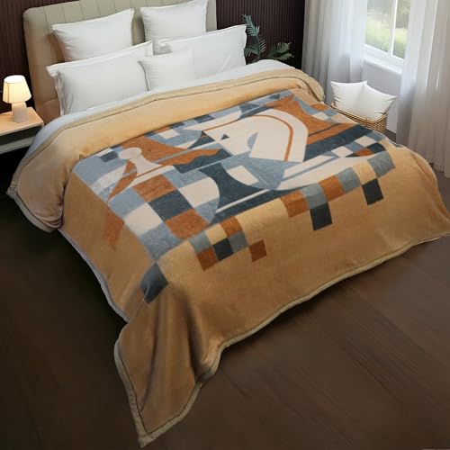 Image of MYTRIDENT His and Her Double Blanket, Checkmate