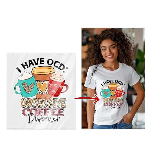 image for AOK 12x13 inch Personalized Customer Your Photo/Text Iron on Transfers