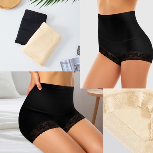 Women Slightly Tummy Control Underwear,High-Waist Underwear for womens Panties,Breathable and Full Coverage Brief3