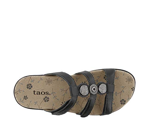Taos Footwear Women's Prize 3 Black Sandal 6 M Us #TOP3