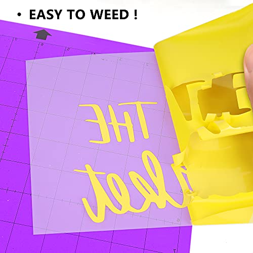 Htvvetur Htv Heat Transfer Vinyl 12Inch X 13Feet Rolls Iron On Vinyl Diy For T-Shirt, Easy To Cut & Weed Glossy (13Ft, Yellow) #TOP5