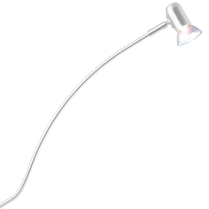 Jesco Lighting Alcr128-Wh Low Voltage Series 128 With 18 In. Steel Arm& Clamp Mount& White Finish