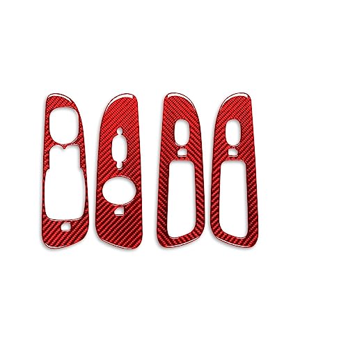 Interrupteur à bascule pour Ram 2500 3500 cadre bouton lève-vitre carbone rouge 2006-2009