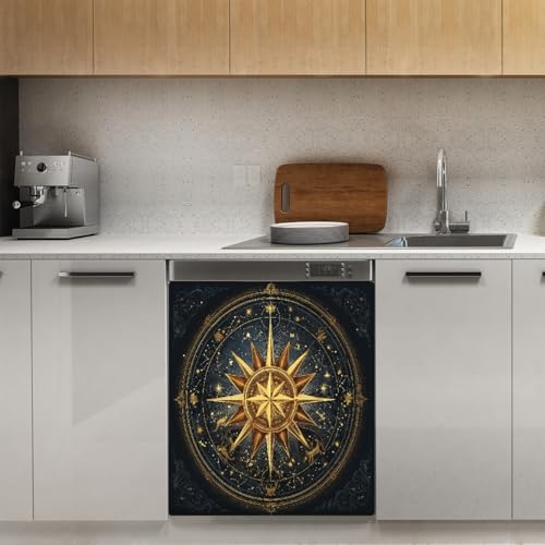 Magnet pour lave-vaisselle boussole cache-rayures 58 cm