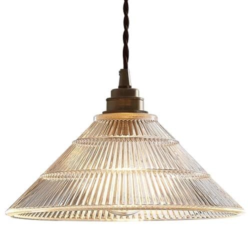 Suspension en verre anti-éblouissement lustre simple tête pour éclairer un salon sombre