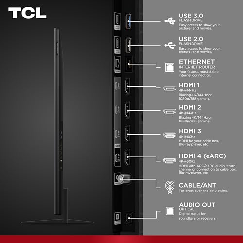 Image of TCL 85 inch QM7L Series Smart SQD-Mini LED TV with Google TV, TCL Deep Color System with 1 Super QLED and 100% BT2020 Color, Local Dimming Ultra, High Brightness Ultra, and Audio by Bang & Olufsen (2026)