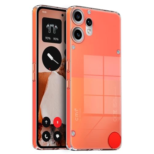 Image of Amazon Brand-Solimo Mobile Cover for CMF by Nothing Phone 2 Pro 5G (Soft & Shockproof Back Case with inbuilt Cushioned Edges), Clear