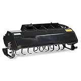 Titan Attachments 72' Heavy-Duty Rotary Tiller Attachment Fits on Skid Steer Quick Tach