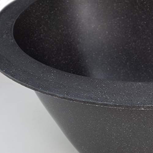 Rv Sink | 16" X 14" Oval Bathroom Sink | White Or Granite Black | Hydrophobic Coating … (Black Granite) #TOP4