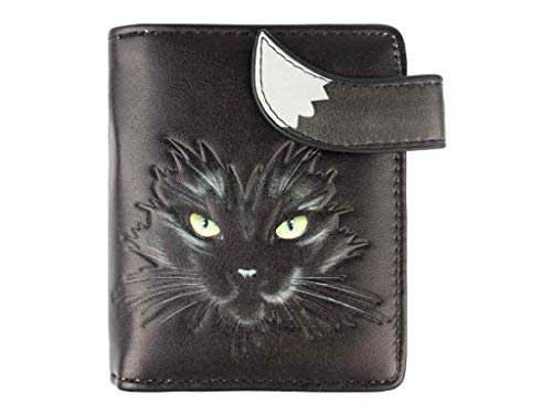 Preisvergleich Produktbild Geldbörse Katze schwarz - bb-Klostermann 51207 - Geldbeutel Portemonnaie