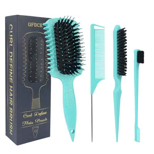 Curl Defining Brush, Curly Hair Brush Products for Effortlessly Detangling ...