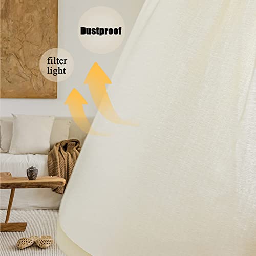 Rideau filtrant la lumière pour bloquer les regards indiscrets avec style - 6