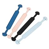 OUNONA 20Pcs Mask Hook Ear Protection Band Comfortable Non Slip Extension Accessories for Includes Black Blue Pink Colors Essential for Daily Use