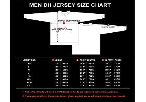 Cycling Jersey Men Long Sleeve MTB T Shirt Mountain Bike Motorcycle Bicycle Clothes Black White Size M