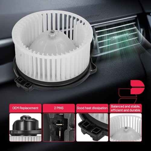 Image of BDFHYK AC Heater Blower Motor Fan 75015 Compatible with Mazda,Compatible with Toyota,HVAC Blower Motor Assembly Replacement for PM9212