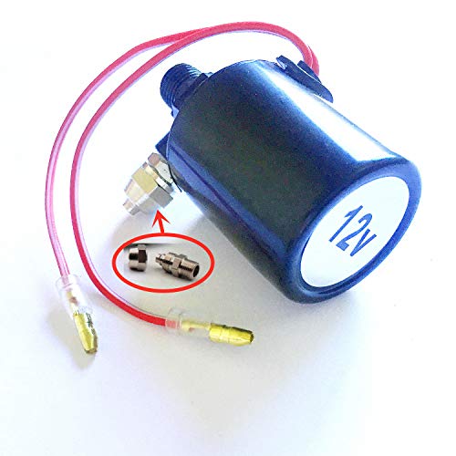 Viping Air Horn Solenoid Valve black 12V Truck Parts Horn Parts Electric Horn Electronic Valves Truck Electronic Control Solenoid Valve Horn Truck Auto Trailer Electric Control Valve