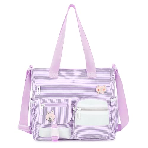 Image of Phaoullzon Crossbody Cute Bag for Teens Kawaii Messenger Purse Shoulder Tote Bags