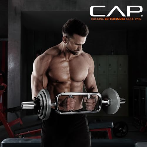 CAP Barbell 34'' Olympic Triceps Bar, Chrome (OBIS-34S)
