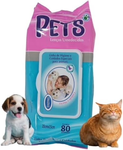Lenços Umedecidos Chalesco para Cães 80un