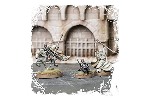 Gandalf el Blanco y Peregrino Tomó miniaturas de El Señor de los Anillos 6