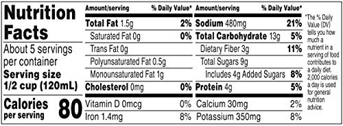 Image of Prego + Plant Protein Italian Tomato Sauce with Roasted Garlic and Herb, 24 Oz, Pack of 6