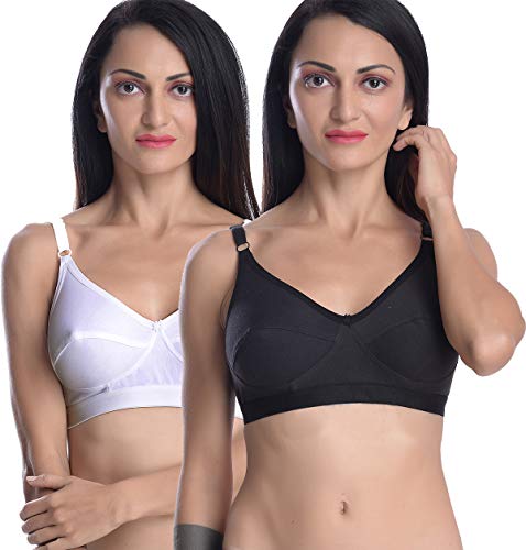 Image of FIMS - Fashion is my style Women's Cotton Non-Padded Wire Free Push-Up Bra