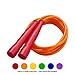 Champion Sports 7 Foot Licorice Jump Rope for Fitness, Assorted Colors - Speed Jump Ropes with Contoured Handles for Exercise, Cross Training, Boxing - Single Premium Skipping Rope for Kids, Adults