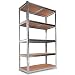 Deuba Set 2 Estanterias Metálicas 5 niveles almacenamiento 180x90x40 cm Carga máxima...