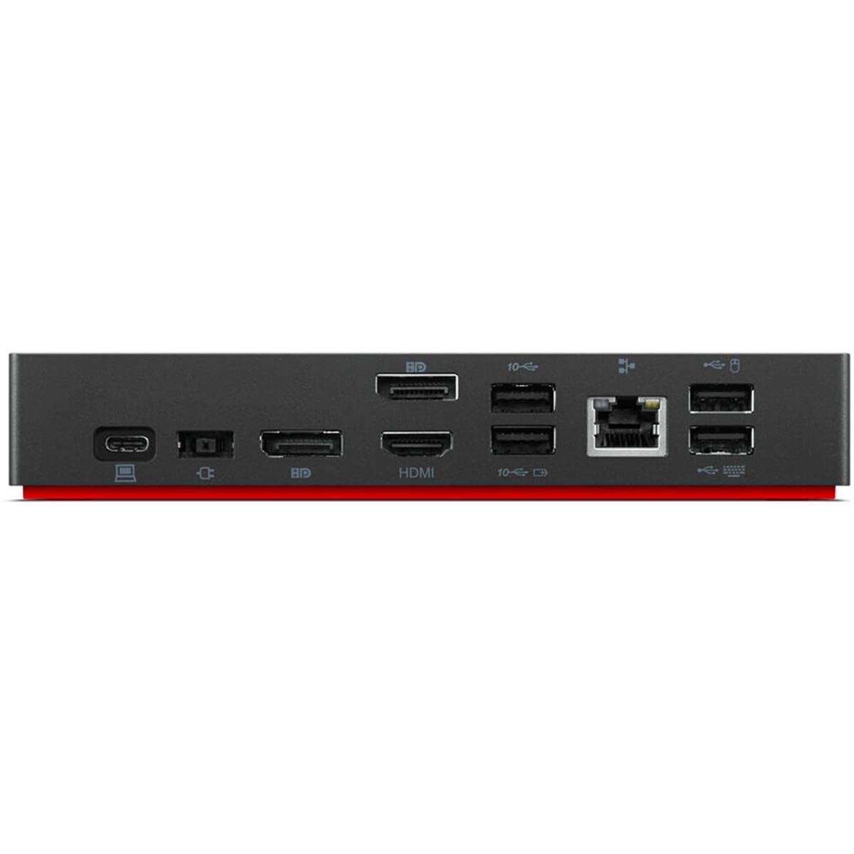 Lenovo ThinkPad Station d'accueil universelle intelligente USB-C 96 W 4K, HDMI, USB-C, DisplayPort, livrée avec haut-parleur Bluetooth Mini U avec micro intégré, 4 heures de lecture