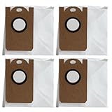 Confezione da 4/10 sacchetti per aspirapolvere per robot SwitchBot S1 Plus/S1 Plus(W), 3,5 l, stazione di ricambio con filtro Meltblown, contenimento della polvere