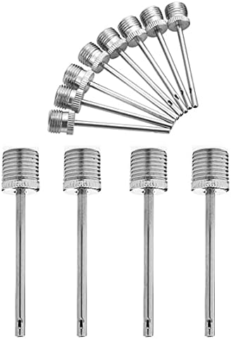 TONUNI Air Pump Needle, Dual-Port Inflation Needles,Pump Needle for Football Basketball Soccer Ball Volleyball Rugby Balls-12PACK