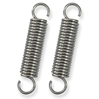 GUNGY Zugfedern mit Haken Edelstahl Spannfeder Zugfeder 70mm Außendurchmesser 15mm Drahtdurchmesser 2,2mm Maximale Zugkraft 11,8kg 2,2x15x70mm 2 Stück