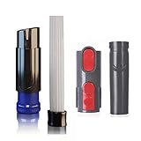 【2019 Upgraded】 Universal Dusty Brush Vacuum Attachment, Duster Cleaning Tool, Flexible Dirt Dust Cleaner Tooling, Dust Sweeper Vac Pro Cleaner Accessories, Tiny Suction Tubes, Remover Tools