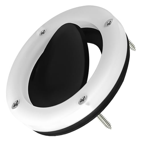 Image of 1Pack 3876-3 Boat Self-Bailing Cockpit Mounted Scupper Valve Kit 2-7 /8 inch