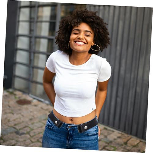 2pcs Invisible Buckleless Belt Men Women Elastic Stretch Belt Dress Jean Pant Lazy Comfortable Fashion4